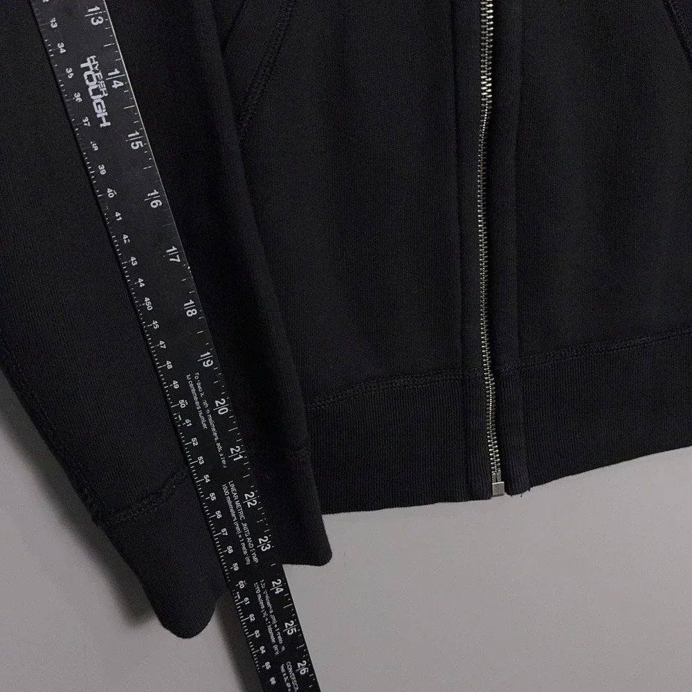 Polo Ralph Lauren Full Zip Hoodie Mens Size Medium Black Red Pony Fleece